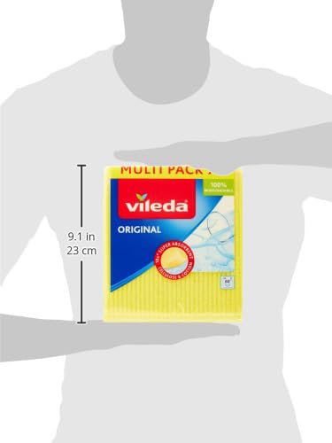 Vileda 142274 Schwammtuch – besonders hohe Saugkraft bis zu 100ml – 8er XXL Sparpack - 5