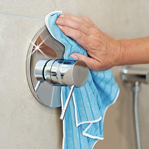 POLYCLEAN Micro-Stripe Universal-Microfasertuch 40×30 cm, 10 Stück im PowerPack für Haushalt, Auto und Hobby - 3
