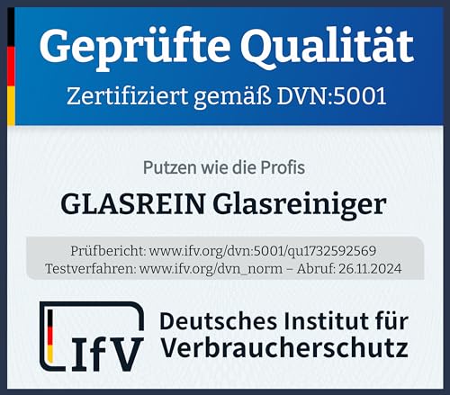 Profi-Glasreiniger, Konzentrat, 250 ml | Für alle Glatt- und Glasflächen | Fensterreiniger mit Lotuseffekt | Tierversuchsfreies Produkt von GlasRein - 8