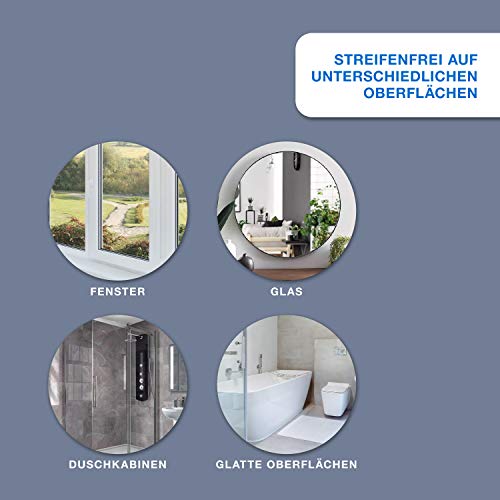 Abzieher und Fensterwischer in einem, in 3 Größen: 25 cm, 35 cm und 45 cm | inklusive einer Gratisprobe Profi-Glasreiniger (35 cm) - 2