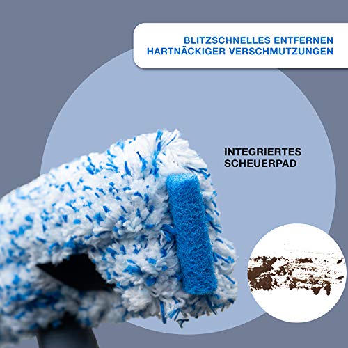 Abzieher und Fensterwischer in einem, in 3 Größen: 25 cm, 35 cm und 45 cm | inklusive einer Gratisprobe Profi-Glasreiniger (35 cm) - 4