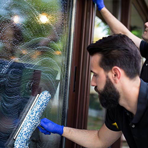 Abzieher und Fensterwischer in einem, in 3 Größen: 25 cm, 35 cm und 45 cm | inklusive einer Gratisprobe Profi-Glasreiniger (35 cm) - 6